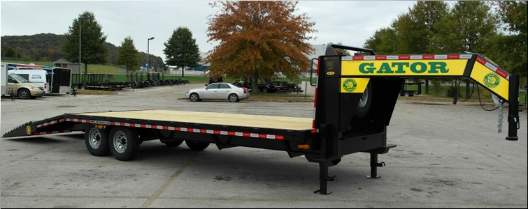 Gooseneck flat bed trailer for sale14k  Caldwell County, North Carolina